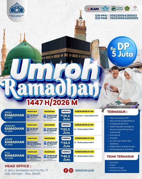 UMRAH RAMADHAN - STARTING JAKARTA