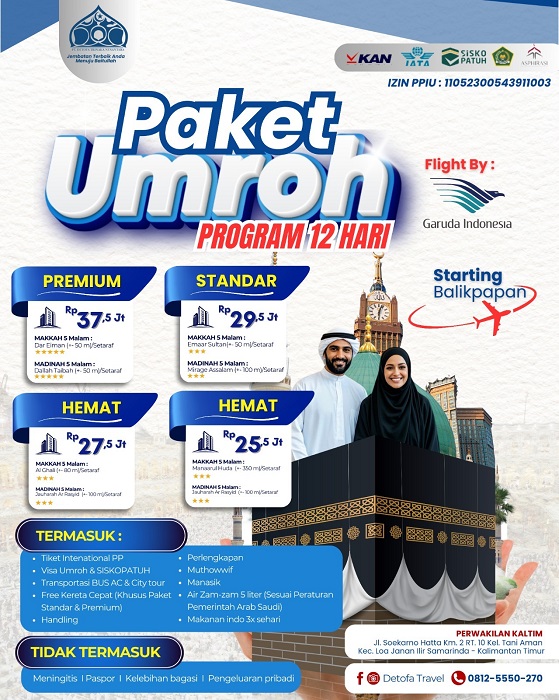 UMRAH REGULER - BALIKPAPAN